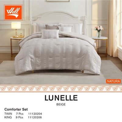طقم لحاف تخت 9 قطع ناترا لونلي NATURA LUNELLE