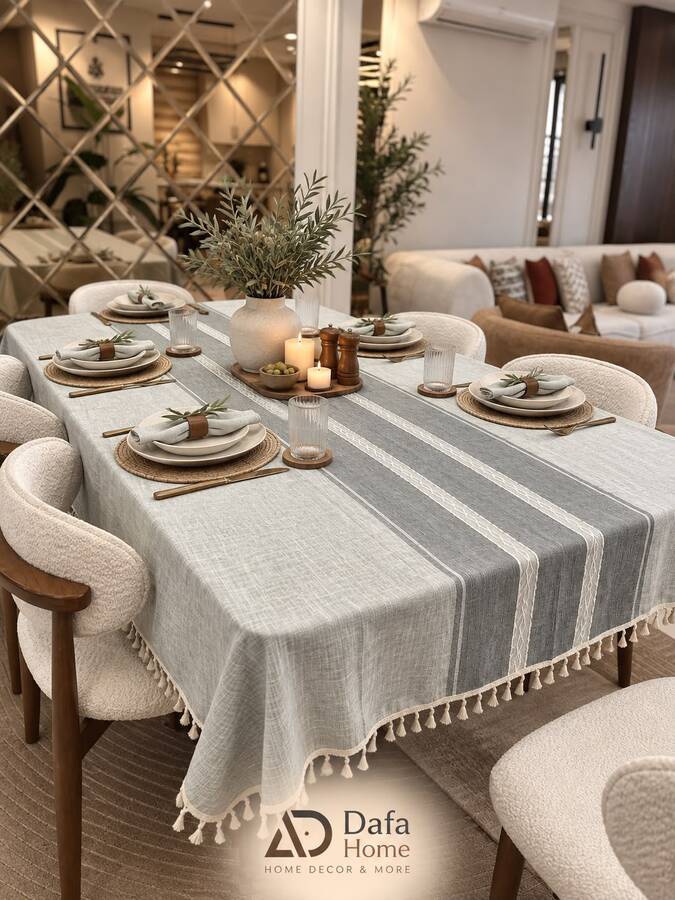 شرشف طاولة سفرة دفا هوم