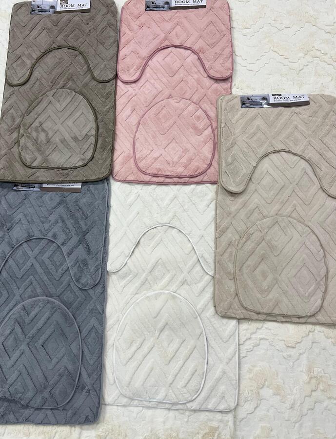 طقم دعسات حمام شتوي